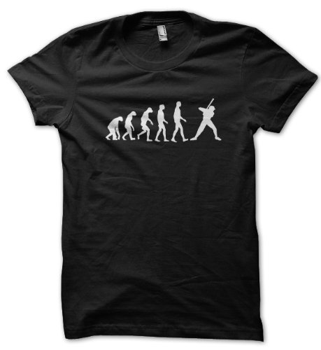 T-shirt Evolution of a Baseball Player : vêtement sport et mode pour fan de baseball