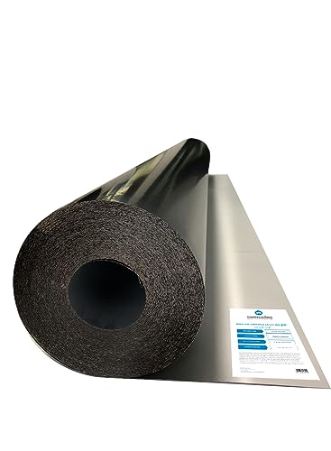 Handelskönig Milchtütenpapier 300 g/m EXTRA schwarz/alu 60 m PE-beschichtetes Abdeckpapier Breite: ca. 1 3 m Länge: ca. 46 m Abdeckpapier Milchpapier Abdeckpappe