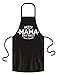 Soreso Design Schürze und Urkunde : Beste Mama der Welt : Geschenk-Set : Geschenk zum Muttertag Muttertagsgeschenk idee Geschenkidee Mutter Kochschürze Grillschürze Farbe: schwarz