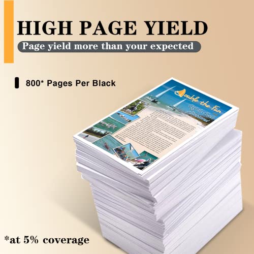 Clorisun 564 564Xl Black Ink Cartridge Compatible Replacements For Hp 564 564Xl Photosmart 5520 6520 7520 5510 6510 7510 7525 B8550 Premium C309A C410A Officejet 4620 Deskjet 3520 Printer (6 Black) #TOP3