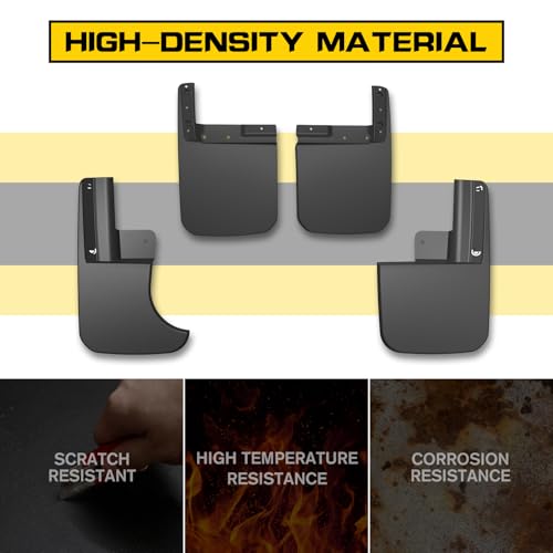 Image of Mud Flaps Splash Guards for 2020-2026 Jeep Gladiator JT, 4PCS