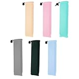 iplusmile 6 Stück Teiliges Reise besteckbeutel Mesh mit Kordelzug Tragbare...