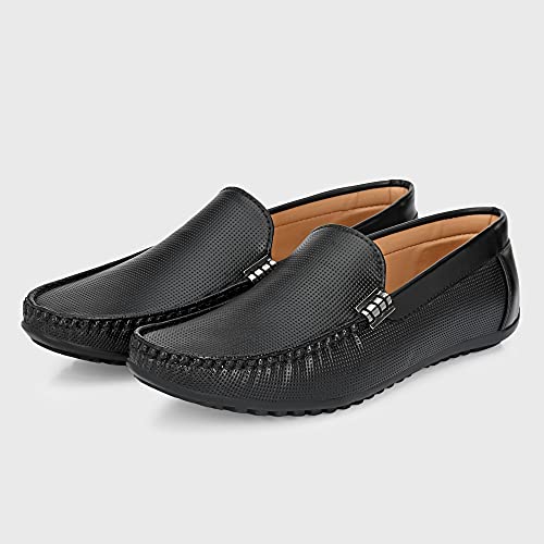 Image of Centrino Casual Loafers for Man | Shoes for Men Stylish | Lightweight Slip-On with Cushioned Insole | Comfortable Moccasin Shoes | Hand-Stitched Mens Loafer Shoes for Travel Office & Weekend Outings (9911)