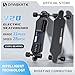 Dnaskate V20 Electric Skateboard with Remote, 28 Mph Top Speed,22 Miles Range,1000W Hub-Motor, Longboard Skateboard for Adults ＆Teens (V20-90mm Pu Wheel)