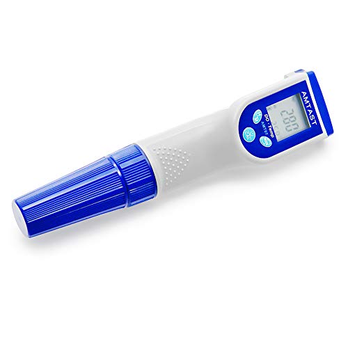Amtast Portable Dissolved Oxygen And Temperature Meter Do Sensor Dissolved Oxygen Levels Tester, Do Range: 0~20.00 Mg/L, 0~20.00 Ppm #TOP1