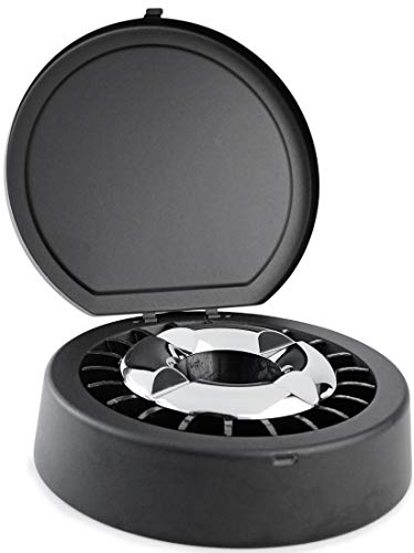 Preisvergleich Produktbild Nick and Ben Aschenbecher Metall Matt Schwarz