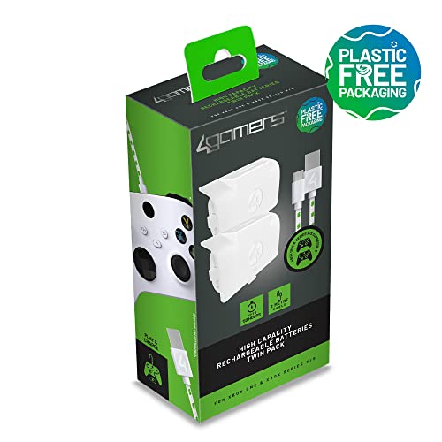 Image of 4Gamers SX-C8 X Twin Play & Charge Battery Pack, White