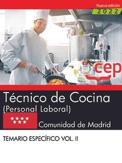 Técnico de cocina . Comunidad de madrid. Temario específico. Vol. Ii