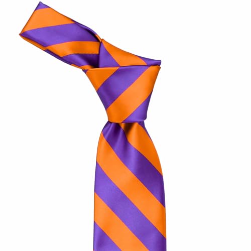Image of tiemart Men's Striped Tie Standard Length