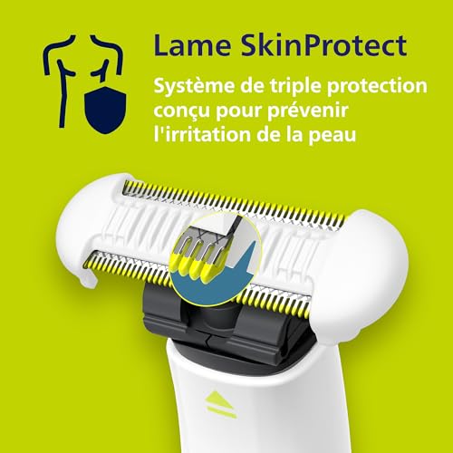 PHILIPS Oneblade Intimate Conçu pour 'Entretien la Coupe et le Rasage des Poils Pubiens avec une Protection Renforcée de la Peau Modèle QP1924/ - vue 3