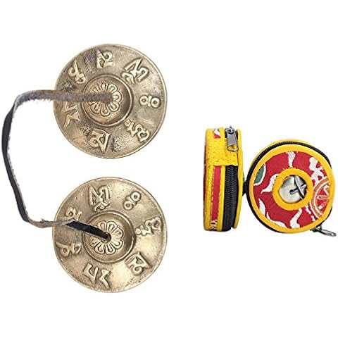 Crótalos Gandhara Tingsha con Estuche Nepalí Cover