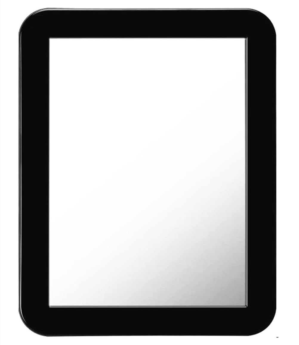 Photo 1 of mpowtech Magnetic Locker Mirror,Small Mirror for Locker - 5" x 7" Iocker Mirror Magnetic - Magnet Mirror for School Locker, Bathroom, Workshop Toolbox, Office Cabinet,Mirror Locker Accessories,Black