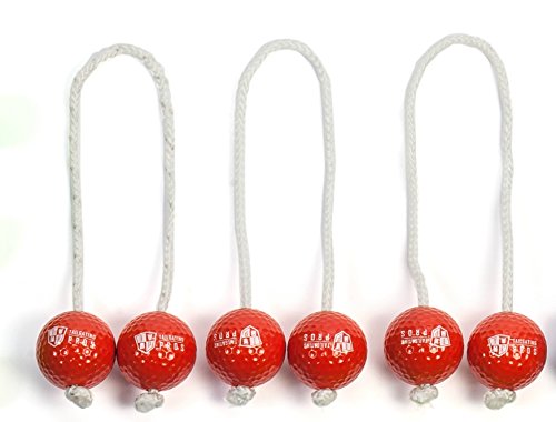 Tailgating Pros Premium Replacement Bolo Set with Real Golf Balls for Ladder Toss