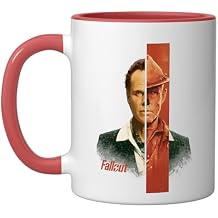 Fallout - Cooper Howard Ceramic Mug, Red/White