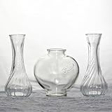 Baidekj Unity Sand Set for Weddings Sand Ceremony Kit Heart Vases（Sand not Included）