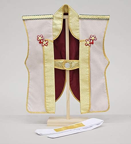 Amazon 五月人形 コンパクト 陣羽織 白 台付 初節句飾り おしゃれ 端午の節句 兜飾り おもちゃ