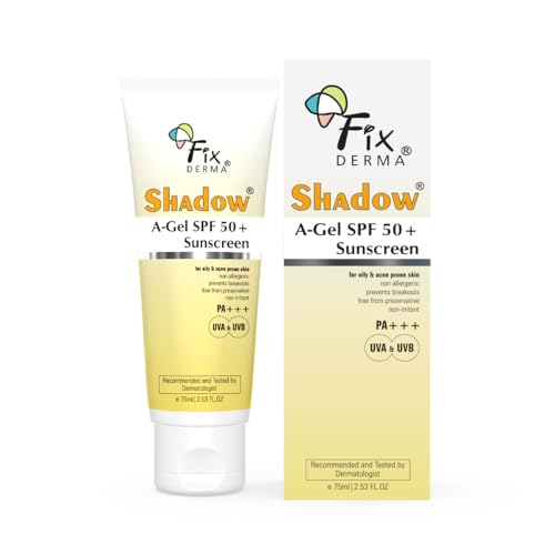 Fixderma Shadow A-Gel SPF 50+ Sunscreen PA+++ | For Oily & Acne-P...