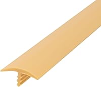 Vista 19 de Outwater T-molding plástico 1 pulgada Tan Flexible Centro de Púas Centro de Polietileno Tee que moldea bobina de 25 pies