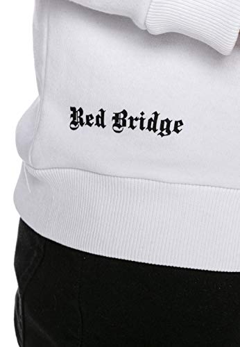 Redbridge Sweat pour Hommes Pullover Col Rond Problem Child Style Gothique Blanc XXL - Image 6