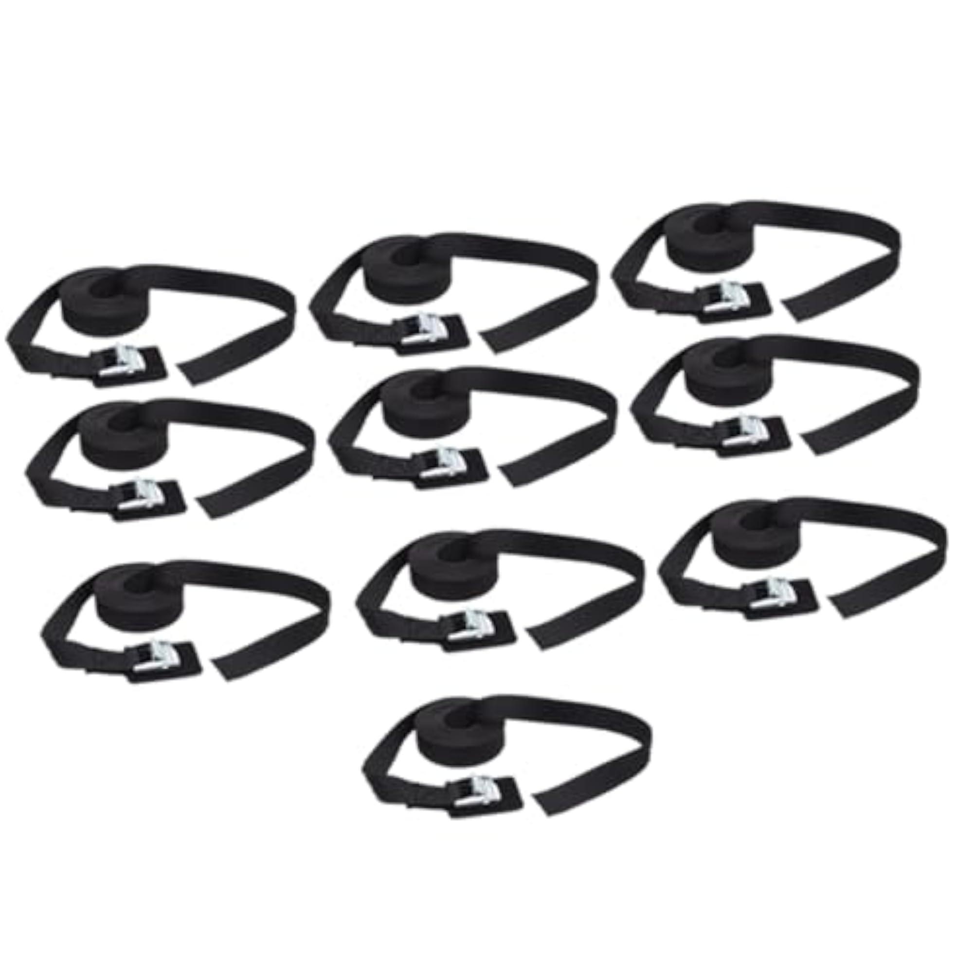 10 Pieces Quick Release Tie Down Straps with Buckles