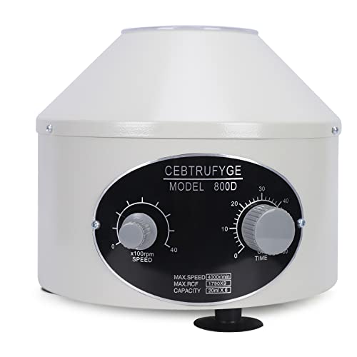 Centrífuga de laboratorio 6x20ml Centrífuga eléctrica de mesa pequeña centrifugadora eléctrica para la investigación científica en las escuelas de laboratorio 4000 rpm Cover