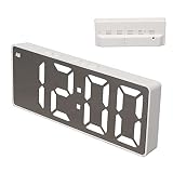 XUXHOU Podwójne Lusterko Luster Alarm Alarm Cyfrowy