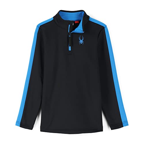 Spyder Big Boys Base Half Zip T-Neck Black