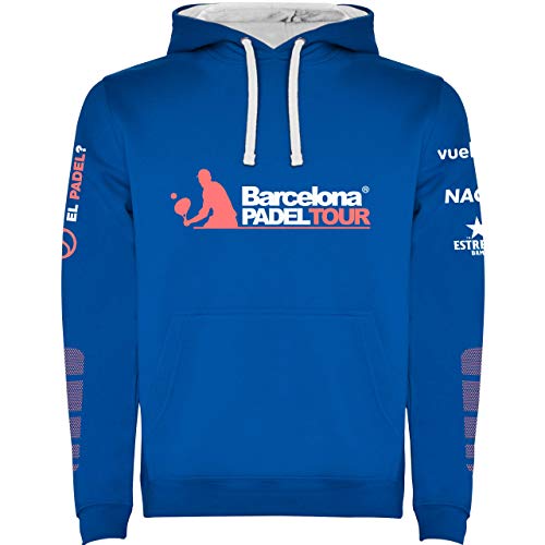 Barcelona Padel Tour Sudadera Hombre Azul Royal L