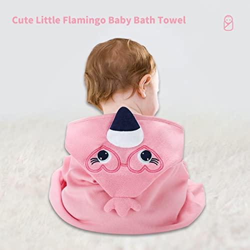 Synpos Baby Bath Towels, Newborn Hooded Baby Towel With 5 Baby Washcloths - Ultra Absorbent And Soft Cotton Hooded Bath Towel For Babie, Toddler, Infant - Unisex Hooded Baby Bath Towel #TOP1