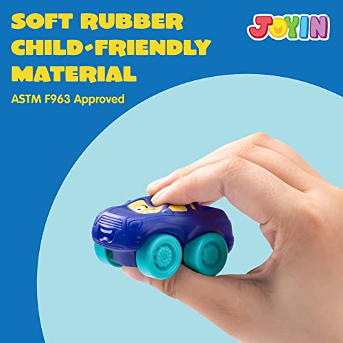 Joyin 15206 Cartoon Cars, Soft Rubber Toy Car Set, Mini Toy Vehicles thumb #3