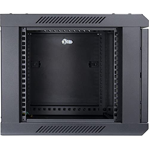 Inter-Tech SMA-6406 6U rack monté sur le mur noir en acier robuste durable