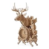 【Wunderbare Geschenke】 3D-Puzzle-Tischuhr, es ist ideal und kreatives Geschenk, um Freunde, Familien, Geburtstag / Weihnachten zu überraschen.Es sieht gut aus und schön auf Ihrem Tisch, Schaufenster oder an Fenster und Türen zu hängen, machen Sie Ihr Zuhause schöner.