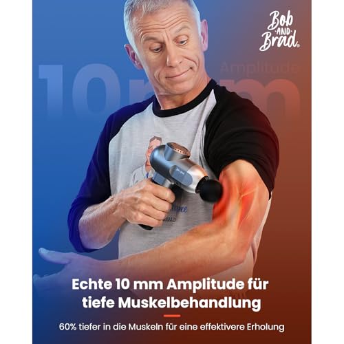 Massagepistole mit Wärme und Kältetherapie, Bob and Brad C2 Pro Tiefengewebsmassagegerät mit Wärme, Professionelles Elektrisches Massagegerät für Zuhause, Fitnessstudio, Erholung, Schmerzlinderung 4