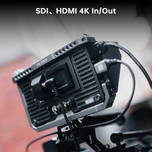 image for VILTROX DC-X3 Touchscreen FHD IPS Camera Monitor, 2000 nits 4K SDI HDM