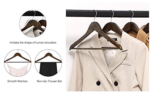 Ultra-Slim Velvet Flocked Suit Hanger -Box of 100