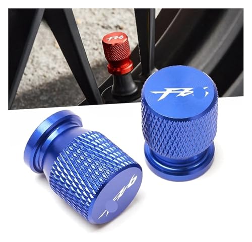 AHHDD Tapas de Válvula de Neumáticos Port Stem Air Cubierta CNC para Motocicleta Compatible con FZ6N FZ6S FZ6 Fa&zer .D1112 miniatura 2