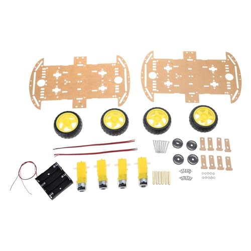 Geschwindigkeitsmessung Tracking Kompatible Fernbedienung Autos Zubehör Roboterauto Chassis Mit Batteriekasten Kunststoff Roboter Chassis