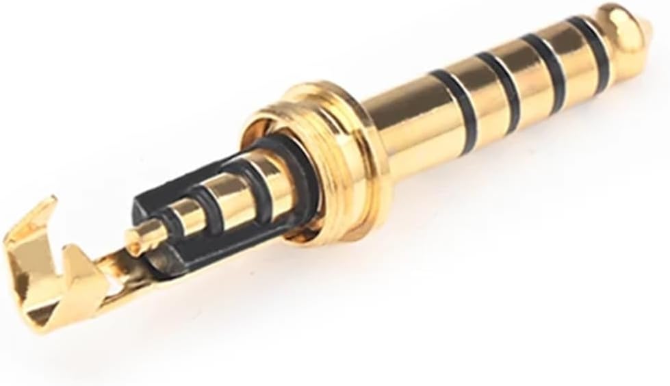4 PCS Headset Plug 4 Pole Jack 4.4 mm Audio Plug Jack Connector for 4mm Cable Adapter
