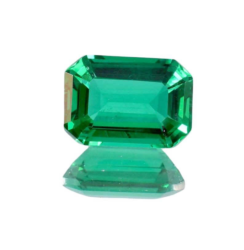 Émeraude naturelle 16 x 12 mm pour remplacer une pierre perdue sur bague