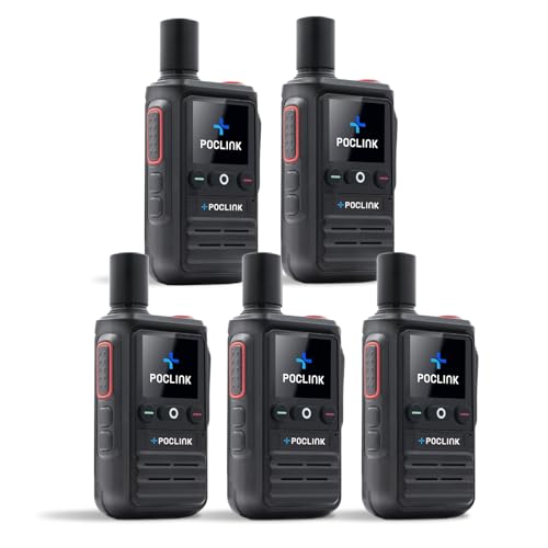 Image of Lifetime Free Global Walkie Talkies Long Range, POC-1 Lite, 4G LTE Unlimited Range POC Two-Way Radios with Bluetooth & APP, Rechargeable Walkie Talkie