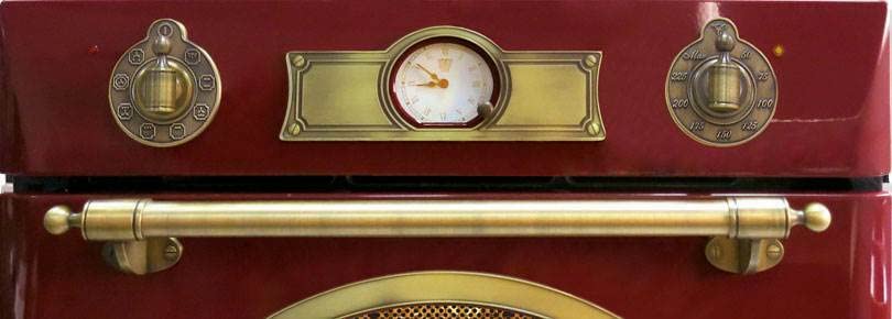 Kaiser Herd Set EH 6355 RotEm + KCT 6745 ElfAD, Elektro Backofenset, Autark, 79L, Einbau Backofen, 8 Funktionen + Einbau Induktions Kochfeld 60 cm, Retro, Flex/Free Zone, Autark, Antik – Bild 4