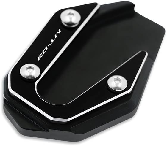 LAPooh Almohadilla de extensión de soporte de motocicleta para Yamaha MT-03 MT 03 MT03 MT-25 R3 R25 2017-2021 motocicleta CNC Kickstand pie lateral