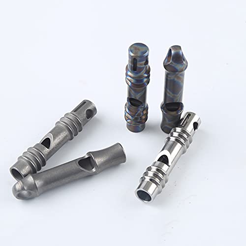 Stainless Steel Ultrasonic Whistle Keychain