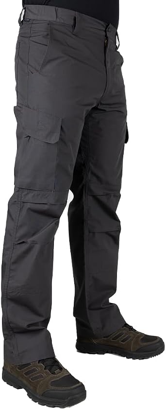 LA Police Gear LAPG Men's Urban Ops Tactical Pants | Gusseted Crotch, Ripstop, Water & Stain Resistant Work Pants for Men