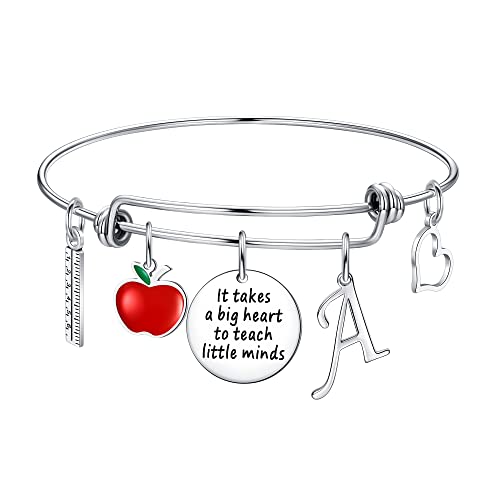 Teacher Valentine Gifts For Women, Teacher Bracelet Teacher Appreciation Gifts End Of Year Teacher Gifts For Teachers On Teachers Day #TOP5