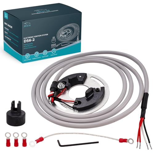JHACM DS6-2 Electronic Ignition System Fits for Harley-Davidson Single Fire Dyna S Ignition System 21-7562 133-3002 DS62