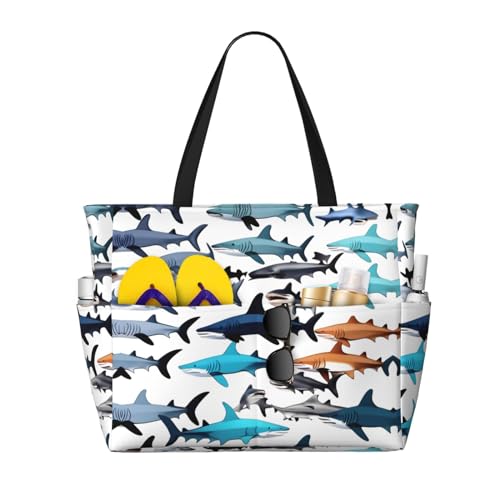 Sac à bandoulière imperméable requins qui protège efficacement vos affaires de l'eau