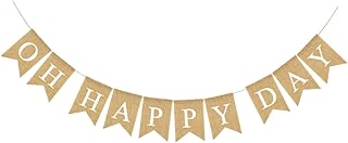 LABRIMP Decoração Escritório Decore Bandeira De Linho De Dia Feliz Bandeira Para Bandeira De Feriado De Dia Feliz Bandeira Bandeira De Festa De Dia Feliz Bandeira De Festa De Dia Feliz