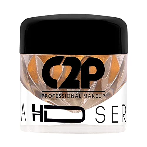 Image of C2P Pro Eyeshadow Pigment for Eye Makeup - 2g | Long-Lasting and Highly Pigmented Loose Precious Pigments with Metallic Effect | Cosmetics For Women and Girls (Mind Blowing 102, 02 Gram)