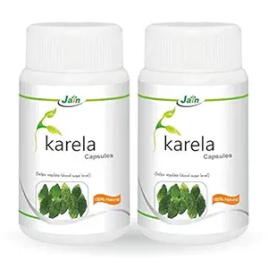 Jain Karela Capsules - 60 Count (Pack of 2)